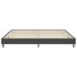 vidaXL Letto a Molle Grigio in Tessuto 200x200 cm vidaXL Letto a Molle Grigio in Tessuto 200x200 cm