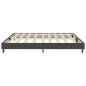 vidaXL Letto a Molle Grigio in Tessuto 200x200 cm vidaXL Letto a Molle Grigio in Tessuto 200x200 cm