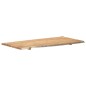 vidaXL Piano del Tavolo in Legno Massello di Acacia 118x(50-60)x2,5 cm