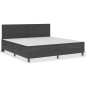 vidaXL Testiera Letto Grigio Scuro in Tessuto 200x200 cm 