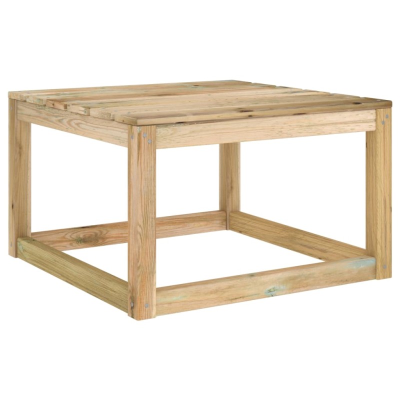 Tavolo da Giardino su Pallet 60x60x36,5cm Pino Impregnato Verde Tavolo da Giardino su Pallet 60x60x36,5cm Pino Impregnato Verde