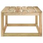 Tavolo da Giardino su Pallet 60x60x36,5cm Pino Impregnato Verde Tavolo da Giardino su Pallet 60x60x36,5cm Pino Impregnato Verde