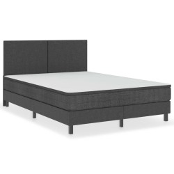 vidaXL Letto a Molle Grigio in Tessuto 180x200 cm
