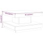 vidaXL Tavolino da Salotto Marrone Chiaro 60x60x35 cm in MDF vidaXL Tavolino da Salotto Marrone Chiaro 60x60x35 cm in MDF