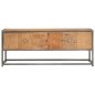 vidaXL Tavolino da Caffè 90x50x35 cm in Legno Massello di Recupero vidaXL Tavolino da Caffè 90x50x35 cm in Legno Massello di Recupero