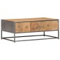 vidaXL Tavolino da Caffè 90x50x35 cm in Legno Massello di Recupero vidaXL Tavolino da Caffè 90x50x35 cm in Legno Massello di Recupero