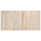 vidaXL Tavolo da Pranzo 180x90x76 cm in Massello di Mango Sbiancato