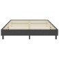 vidaXL Letto a Molle Grigio in Tessuto 140x200 cm vidaXL Letto a Molle Grigio in Tessuto 140x200 cm