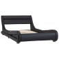 vidaXL Giroletto con LED Nero in Similpelle 100x200 cm 