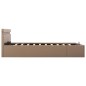 vidaXL Giroletto Idraulico con LED Cappuccino Similpelle 180x200cm vidaXL Giroletto Idraulico con LED Cappuccino Similpelle 180x200cm