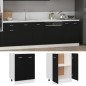 Armadio Inferiore Nero 60x46x81,5 cm in Truciolato Armadio Inferiore Nero 60x46x81,5 cm in Truciolato