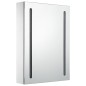 vidaXL Armadietto Bagno con Specchio e LED 50x13x70 cm