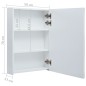 vidaXL Armadietto Bagno con Specchio e LED 50x13x70 cm