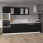 Armadio Inferiore Nero 60x46x81,5 cm in Truciolato Armadio Inferiore Nero 60x46x81,5 cm in Truciolato