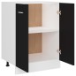 Armadio Inferiore Nero 60x46x81,5 cm in Truciolato Armadio Inferiore Nero 60x46x81,5 cm in Truciolato