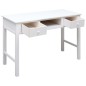 vidaXL Scrivania Bianca 110x45x76 cm in Legno vidaXL Scrivania Bianca 110x45x76 cm in Legno