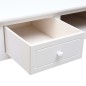 vidaXL Scrivania Bianca 110x45x76 cm in Legno vidaXL Scrivania Bianca 110x45x76 cm in Legno
