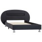 vidaXL Giroletto con LED senza Materasso Nero in Similpelle 90x200 cm vidaXL Giroletto con LED senza Materasso Nero in Similpelle 90x200 cm