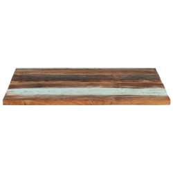 vidaXL Piano Tavolo Quadrato 80x80 cm 25-27 mm in Legno di Recupero