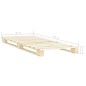 vidaXL Giroletto in Pallet di Legno Massello di Pino 100x200 cm vidaXL Giroletto in Pallet di Legno Massello di Pino 100x200 cm