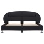 vidaXL Giroletto con LED Nero in Similpelle 140x200 cm