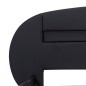 vidaXL Giroletto con LED Nero in Similpelle 140x200 cm