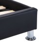 vidaXL Giroletto con LED Nero in Similpelle 140x200 cm