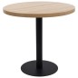 vidaXL Tavolo da Bistrot Marrone Chiaro 80 cm in MDF vidaXL Tavolo da Bistrot Marrone Chiaro 80 cm in MDF