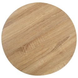 vidaXL Tavolo da Bistrot Marrone Chiaro 80 cm in MDF