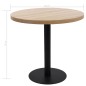 vidaXL Tavolo da Bistrot Marrone Chiaro 80 cm in MDF vidaXL Tavolo da Bistrot Marrone Chiaro 80 cm in MDF