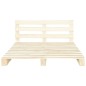 vidaXL Giroletto in Pallet di Legno Massello di Pino 200x200 cm vidaXL Giroletto in Pallet di Legno Massello di Pino 200x200 cm
