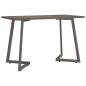 vidaXL Tavolo da Pranzo Grigio 120x60x74 cm in MDF e Ferro vidaXL Tavolo da Pranzo Grigio 120x60x74 cm in MDF e Ferro