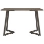 vidaXL Tavolo da Pranzo Grigio 120x60x74 cm in MDF e Ferro vidaXL Tavolo da Pranzo Grigio 120x60x74 cm in MDF e Ferro