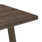 vidaXL Tavolo da Pranzo Grigio 120x60x74 cm in MDF e Ferro vidaXL Tavolo da Pranzo Grigio 120x60x74 cm in MDF e Ferro