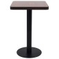 vidaXL Tavolo da Bistrot Marrone Scuro 50x50 cm in MDF vidaXL Tavolo da Bistrot Marrone Scuro 50x50 cm in MDF