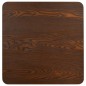 vidaXL Tavolo da Bistrot Marrone Scuro 50x50 cm in MDF vidaXL Tavolo da Bistrot Marrone Scuro 50x50 cm in MDF