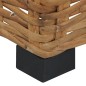 vidaXL Tavolino da Caffè 47x47x28 cm in Rattan Naturale vidaXL Tavolino da Caffè 47x47x28 cm in Rattan Naturale