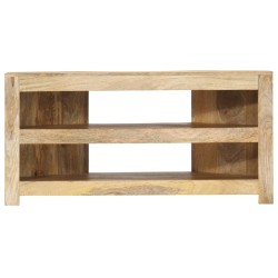 vidaXL Mobile Porta TV Angolare 90x45x45 cm in Legno Massello di Mango