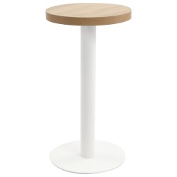 vidaXL Tavolo da Bistrot Marrone Chiaro 40 cm in MDF