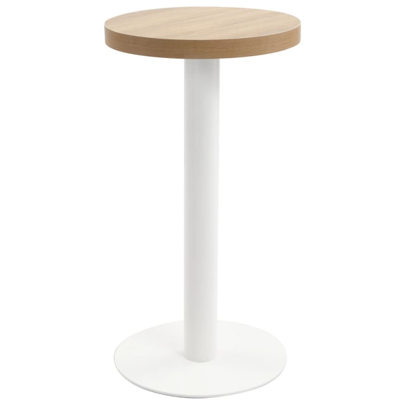 vidaXL Tavolo da Bistrot Marrone Chiaro 40 cm in MDF vidaXL Tavolo da Bistrot Marrone Chiaro 40 cm in MDF