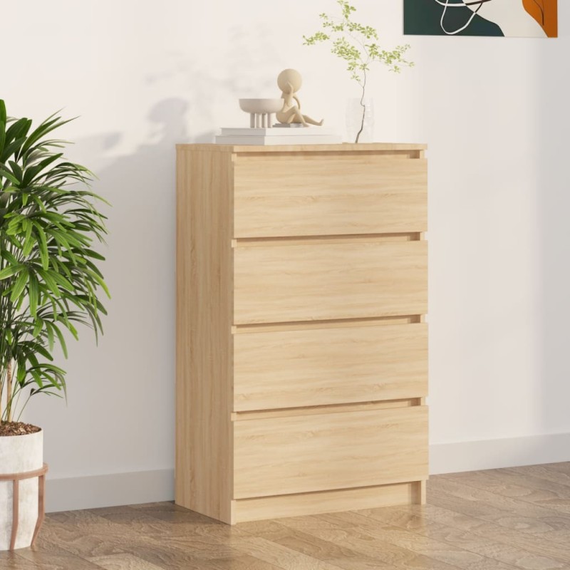 Credenza Rovere Sonoma 60x35x98,5 cm in Legno Multistrato Credenza Rovere Sonoma 60x35x98,5 cm in Legno Multistrato