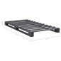 vidaXL Giroletto in Pallet Grigio Legno Massello di Pino 90x200 cm vidaXL Giroletto in Pallet Grigio Legno Massello di Pino 90x200 cm