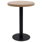 vidaXL Tavolo da Bistrot Marrone Chiaro 60 cm in MDF vidaXL Tavolo da Bistrot Marrone Chiaro 60 cm in MDF