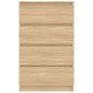 Credenza Rovere Sonoma 60x35x98,5 cm in Legno Multistrato Credenza Rovere Sonoma 60x35x98,5 cm in Legno Multistrato