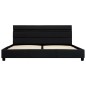 vidaXL Giroletto con LED Nero in Similpelle 140x200 cm