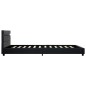 vidaXL Giroletto con LED Nero in Similpelle 140x200 cm