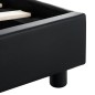 vidaXL Giroletto con LED Nero in Similpelle 140x200 cm
