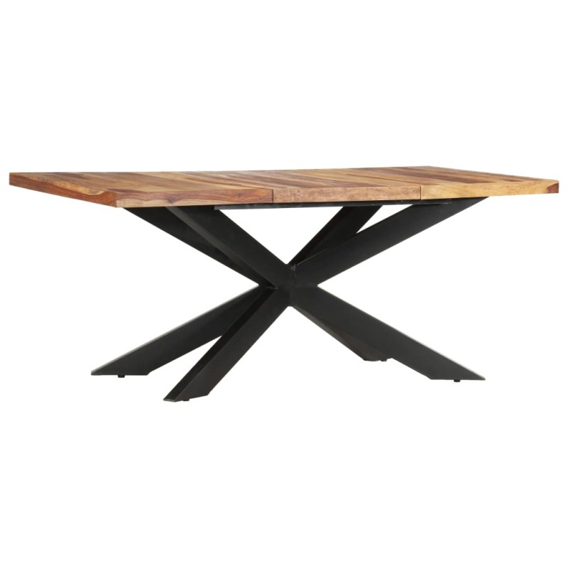 vidaXL Tavolo da Pranzo 180x90x76 cm in Legno Massello di Sheesham vidaXL Tavolo da Pranzo 180x90x76 cm in Legno Massello di Sheesham