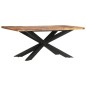 vidaXL Tavolo da Pranzo 180x90x76 cm in Legno Massello di Sheesham vidaXL Tavolo da Pranzo 180x90x76 cm in Legno Massello di Sheesham