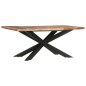 vidaXL Tavolo da Pranzo 180x90x76 cm in Legno Massello di Sheesham vidaXL Tavolo da Pranzo 180x90x76 cm in Legno Massello di Sheesham